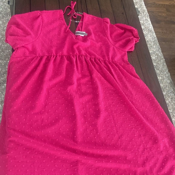Honeyme curvy Fuchsia plus size dress - Picture 3 of 8